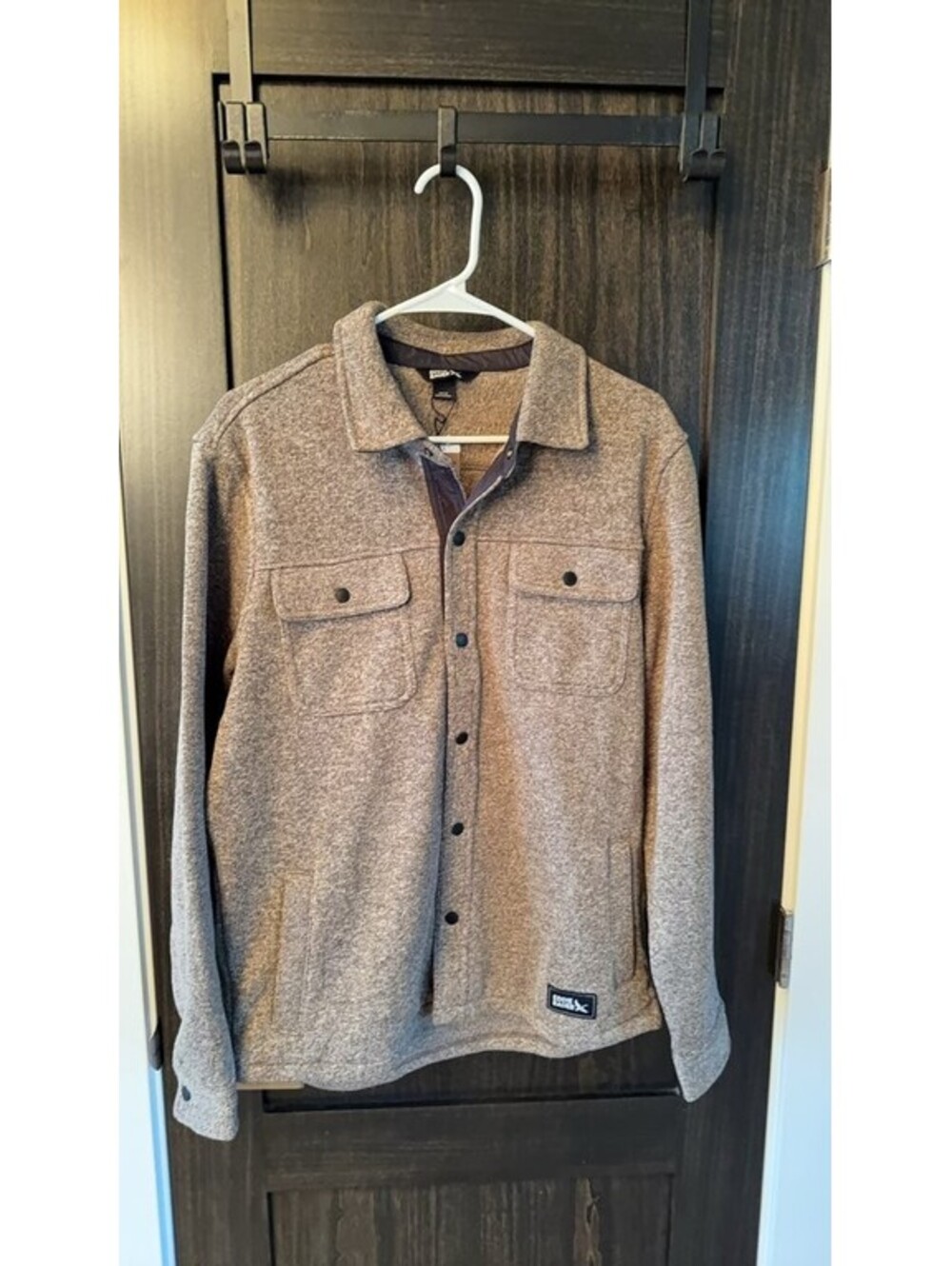 Eddie Bauer Sweater Fleece Shirt Jacket - Small